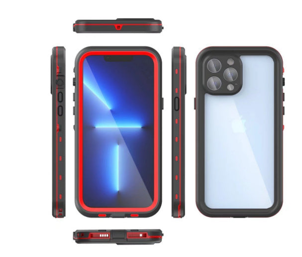 Compatible With , IP68 Waterproof Case For 11 12 Pro Max Shockproof Sil