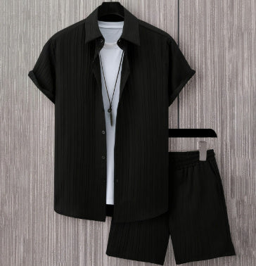 Fashion Personality New Men's Short Sleeve Shirt