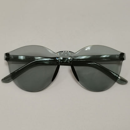 European And American Trendy One-piece Candy-colored Sunglasses