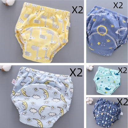 Baby Training Pants Washable 6-layer Gauze Diaper Cover
