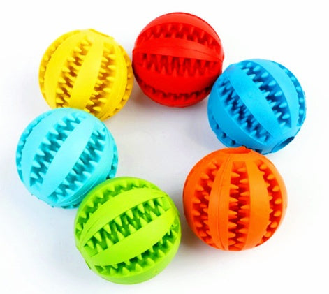Dog Toy Pet Supplies Food Dropping Ball Dog Chewing Bite-resistant Teether Ball