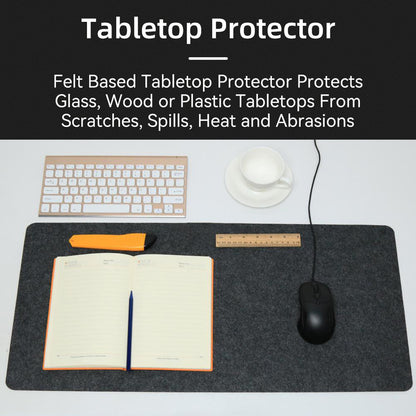 Minimalistic Non-Slip Protector Felt Desk Pad Extended Mouse Keyboard Laptop Gaming PC Accessories C