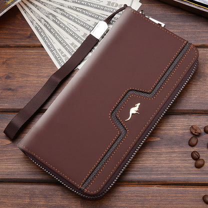 New Men's Wallet Long Zipper
