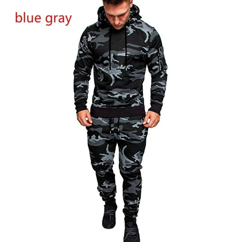 Men's Outdoor Sports And Leisure Camouflage Hedging Suit