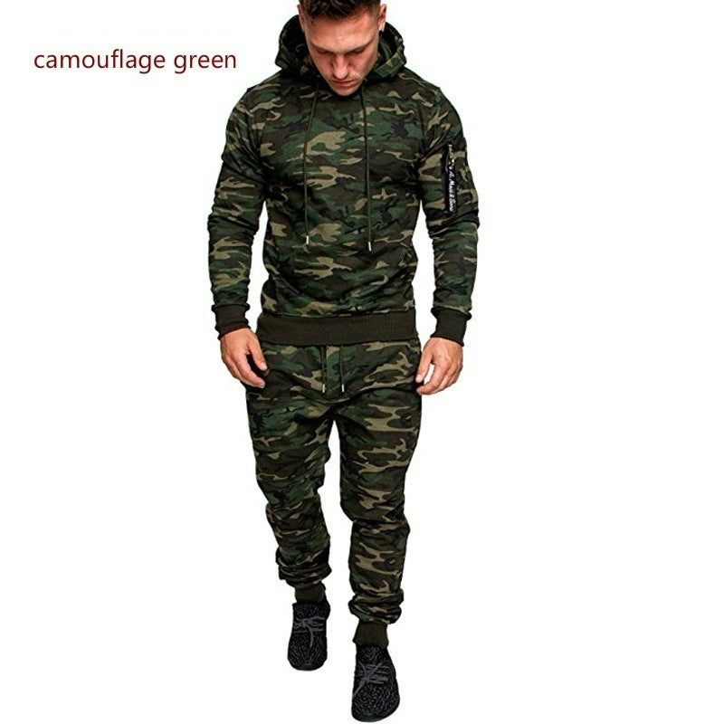 Men's Outdoor Sports And Leisure Camouflage Hedging Suit