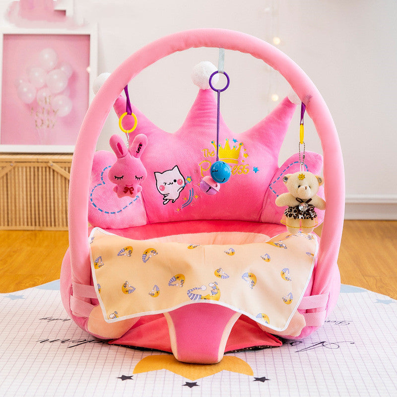 Baby Sofa Support Seat Cover Washable Toddlers Learning To Sit Plush Chair