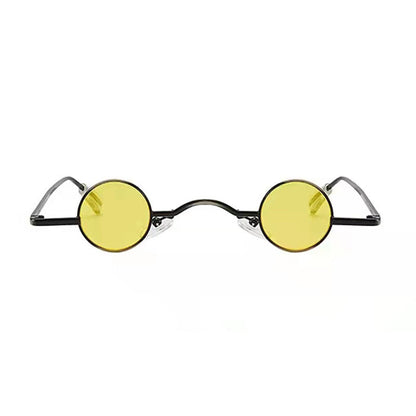 New Retro Round Eye Prince Mirror Small Frame