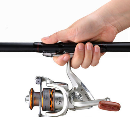 Corrugated Longji Fishing Rod Rocky Rod Light Hard Carbon Fishing Rod Hand And Sea Dual-purpose Fishing Gear Set