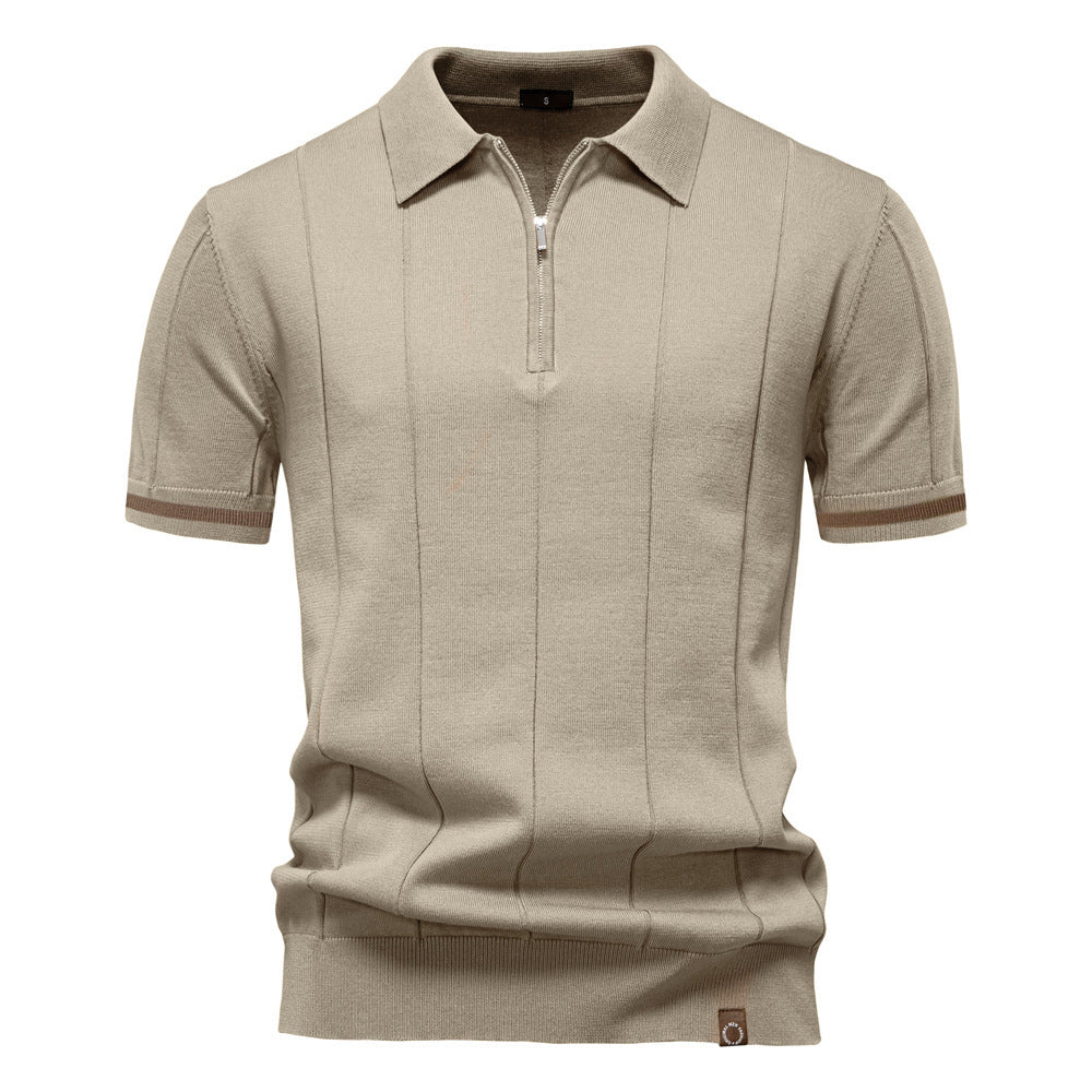 Fashion New Men's Business Casual Short Sleeve