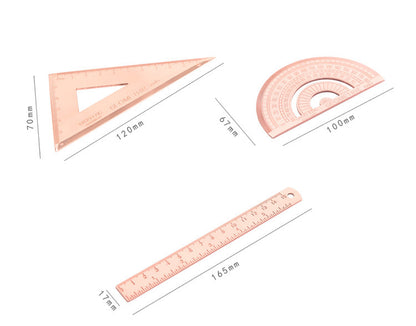 Office stationery ruler set