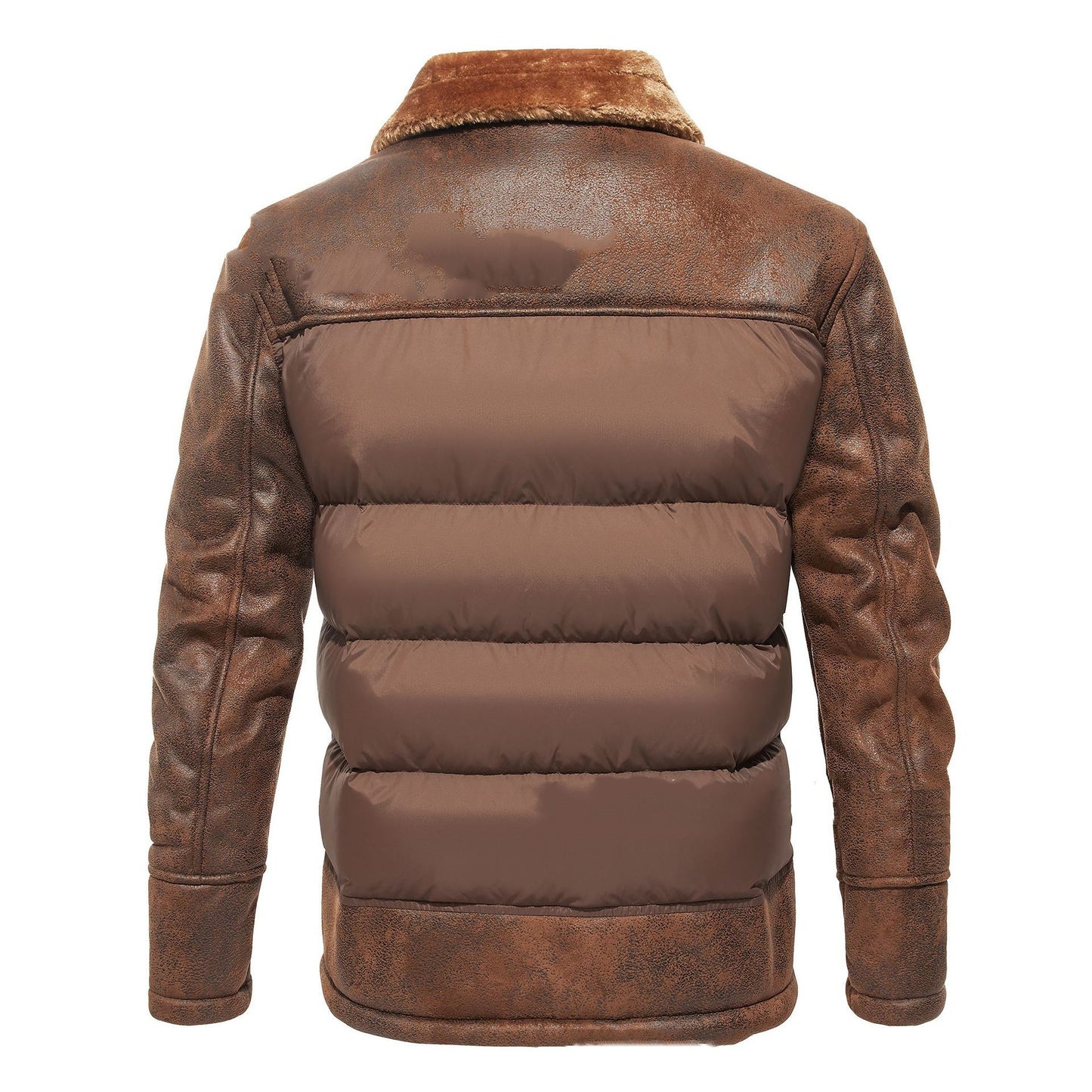 Men's Lapel Fur Integrated Trend Fashionable Jacket