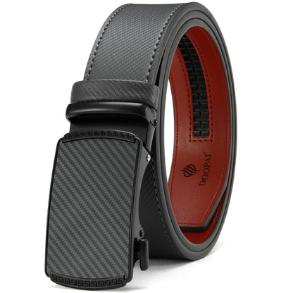 Men's Belt Hot-selling Film Alloy Automatic Buckle Leather