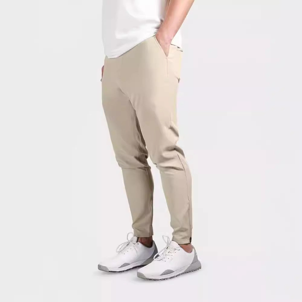 Tight Pocket Zipper Business Casual Daily Slim Fit Narrow Bottom Of A Trouser Leg