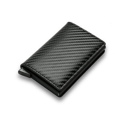 RFID Carbon Fiber Men's Wallet Aluminum Alloy