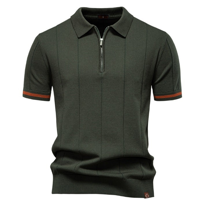 Fashion New Men's Business Casual Short Sleeve