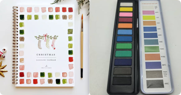 Portable Home Watercolor Exercise Book For Beginners
