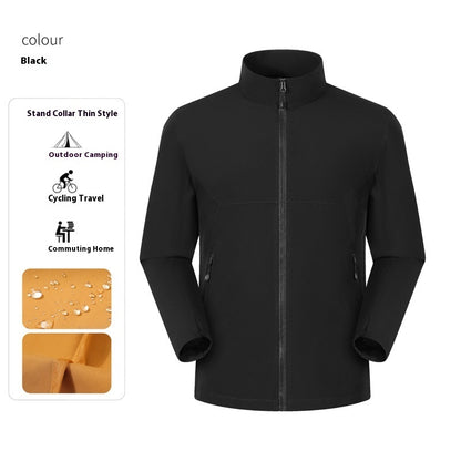 Waterproof Stand Collar Workwear Men's Jacket