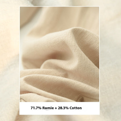 Summer Thin Casual Cotton Linen Cropped Pants