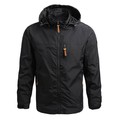 Mountaineering Shell Jacket Windcheater Outdoor Sports Jacket Men's Clothing