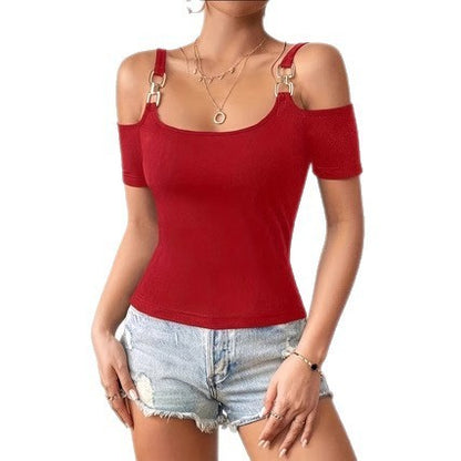 Summer American Niche Outer Wear Short Chic Sports Top Hot Girl Bottoming Small Slip Top Vest For Women