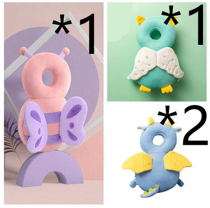 Baby Toddler Headrest Child Protection Baby Head Protection Cushion Cute Angel Wings