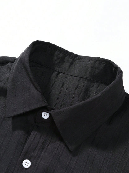 Fashion Personality New Men's Short Sleeve Shirt