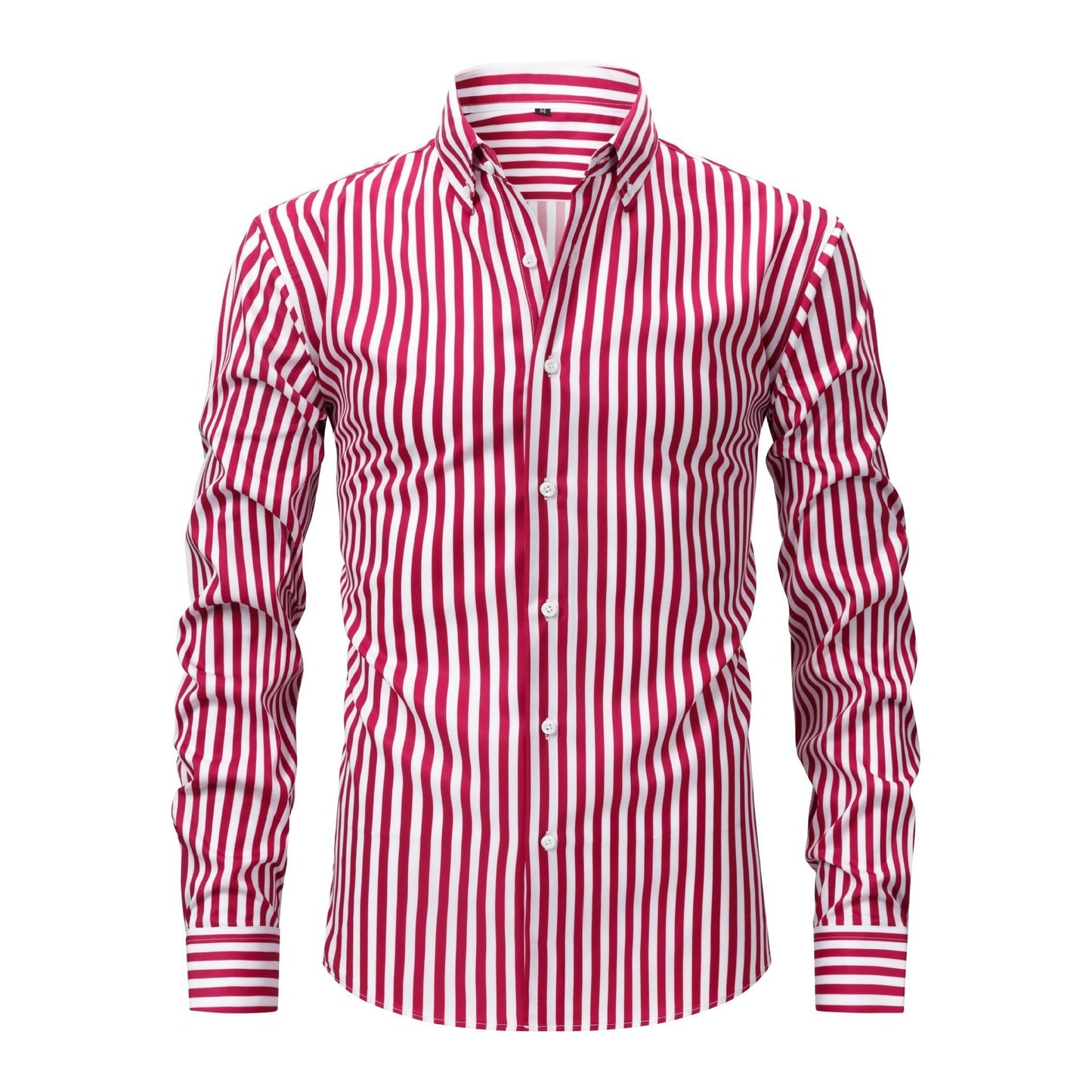 Four-sided Stretch Digital Printing Striped Long Sleeve