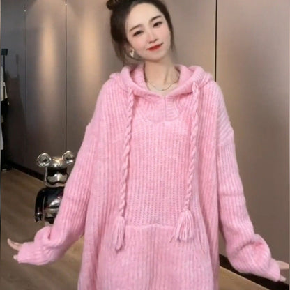 Gentle Soft Nuo Sweater Korean Style Loose And Lazy Style Sweater