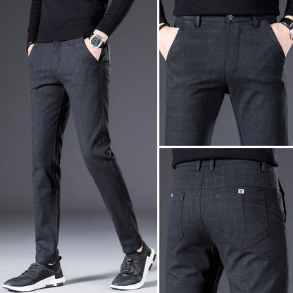 Men's Smart Trousers Stretch Slim Fit