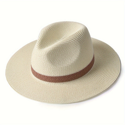 Hot Selling Panama Hat Summer Men's And Women's Vacation Beach Straw Hat