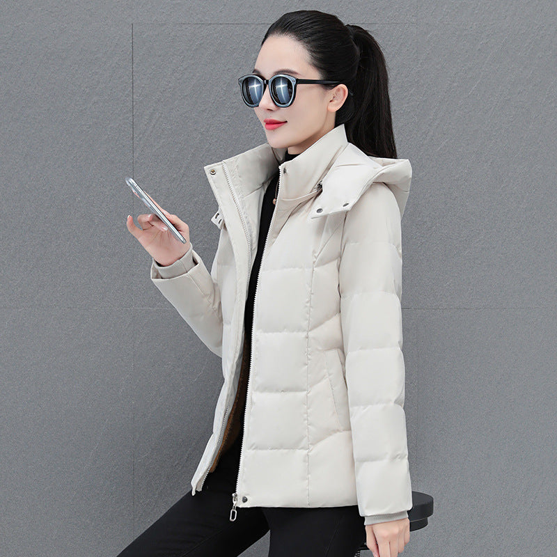 Down Jacket Women's Short Thick Warm Jacket