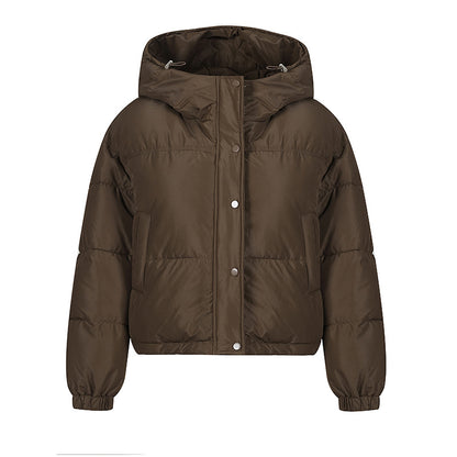 Loose Hooded Lightweight Cotton Clothing Coat