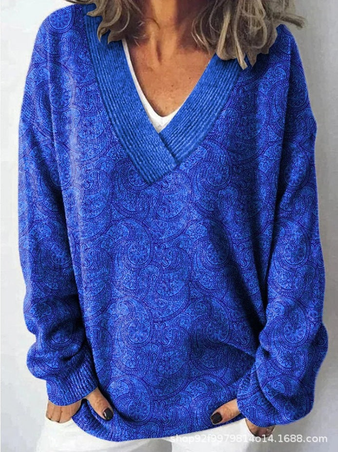 3D Animal Pattern Printed Casual Women's Sweater