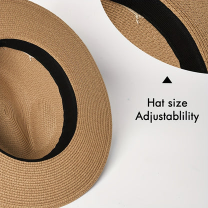 Hot Selling Panama Hat Summer Men's And Women's Vacation Beach Straw Hat