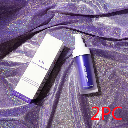 V34 Teeth Whitening Purple Mousse Toothpaste