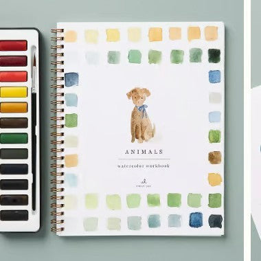 Portable Home Watercolor Exercise Book For Beginners