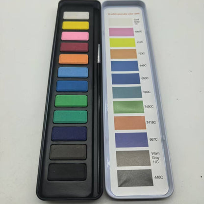 Portable Home Watercolor Exercise Book For Beginners