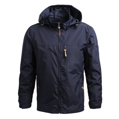 Mountaineering Shell Jacket Windcheater Outdoor Sports Jacket Men's Clothing