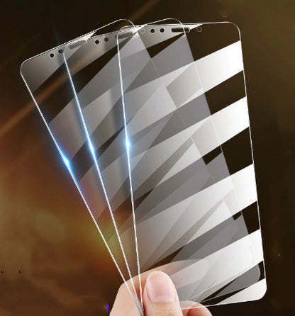 Tempered Film Fine Hole Half-screen Non-full Screen Scratch-resistant White Film