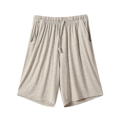 Men's Summer Plus-sized Plus Size Waist Strap Pocket Stretch Breathable Shorts