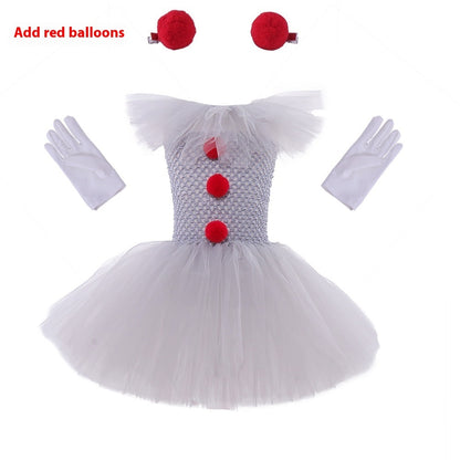 Mesh Princess Dress Set Children's Halloween Costume