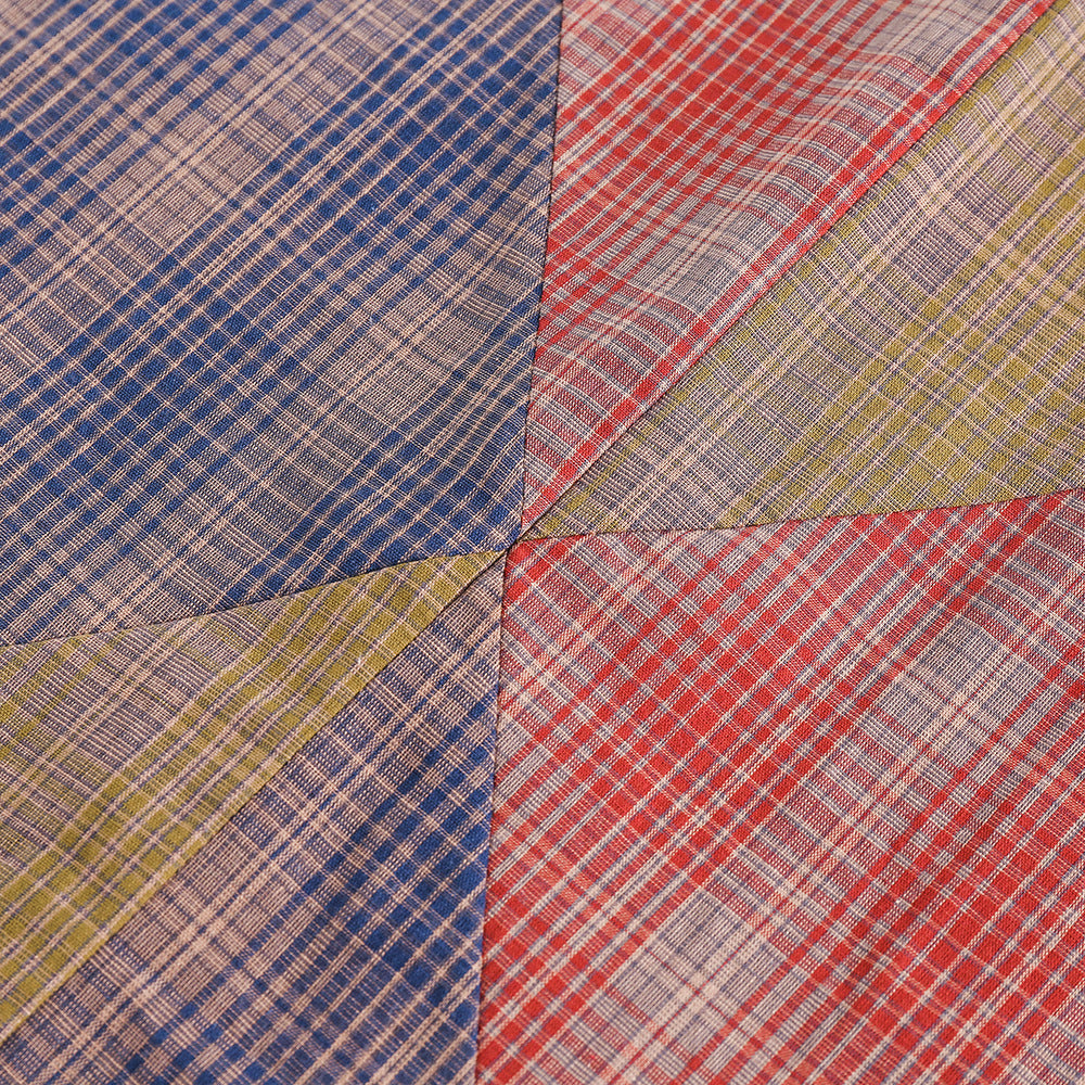 Color Matching Plaid Long Sleeve Shirt For Men And Women