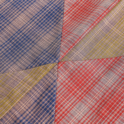 Color Matching Plaid Long Sleeve Shirt For Men And Women