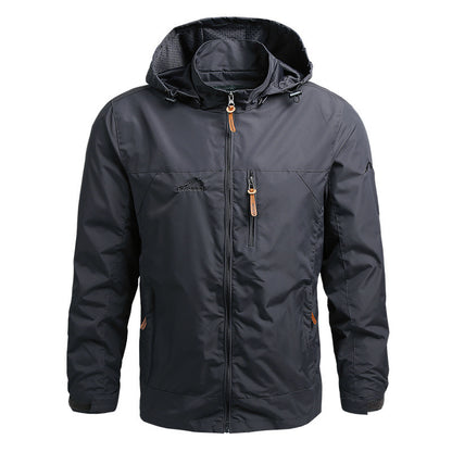 Mountaineering Shell Jacket Windcheater Outdoor Sports Jacket Men's Clothing