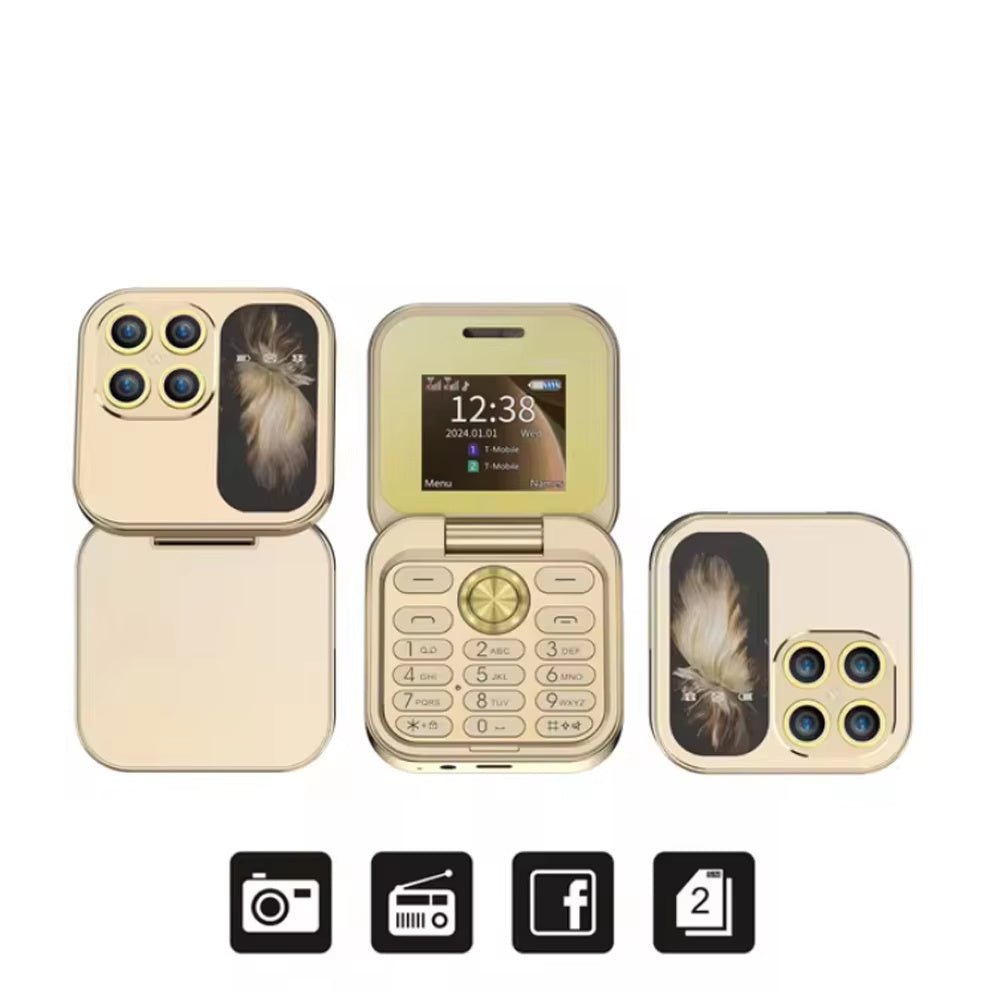 Folding Screen Dual Card Dual Standby 2G Mobile Phone