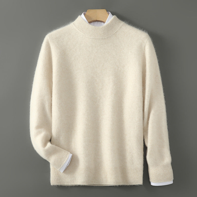 Half Turtleneck Men's Autumn And Winter New Pullover Sweater Loose Sweater