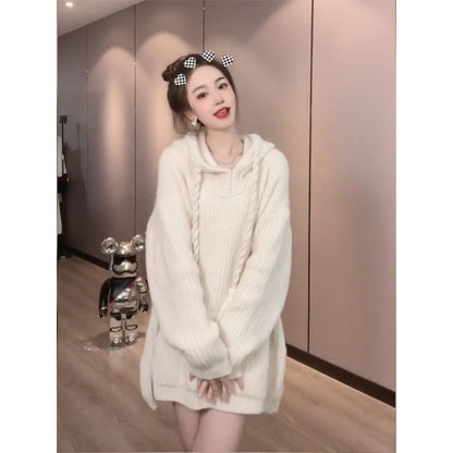Gentle Soft Nuo Sweater Korean Style Loose And Lazy Style Sweater