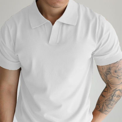 Summer Men's Cool Loose Lapels T-shirt