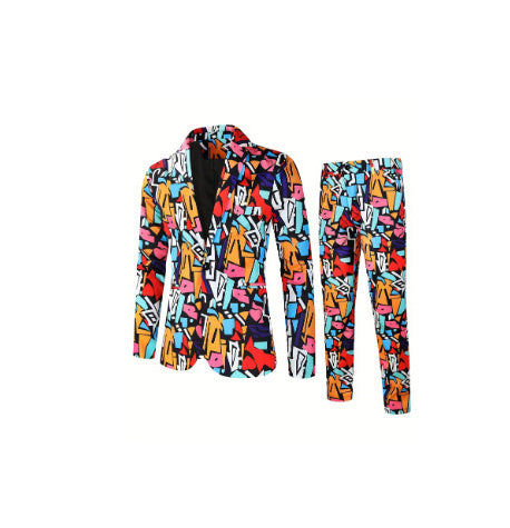 Men's Three Piece Groomsmen Clothing Suit