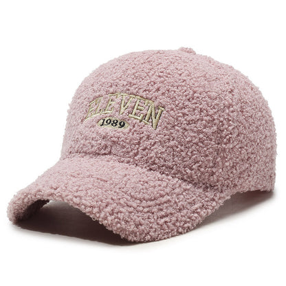 Winter Lambskin Thickened Warm Baseball Cap